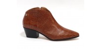 SVNTY BOOTIE, Maat: 37, Kleur: cognac